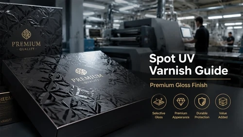 Spot UV Varnish: Ɲɛyirali dafanin min be kuma nɔɔw, baarakɛcogow, sɔngɔw ani a dilancogo koo la